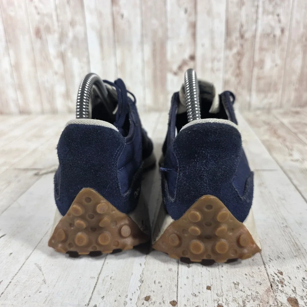 New Balance 327 Navy Blue Light Blue Suede Sneakers GS327HL1 Womens 7.5 Mens 6